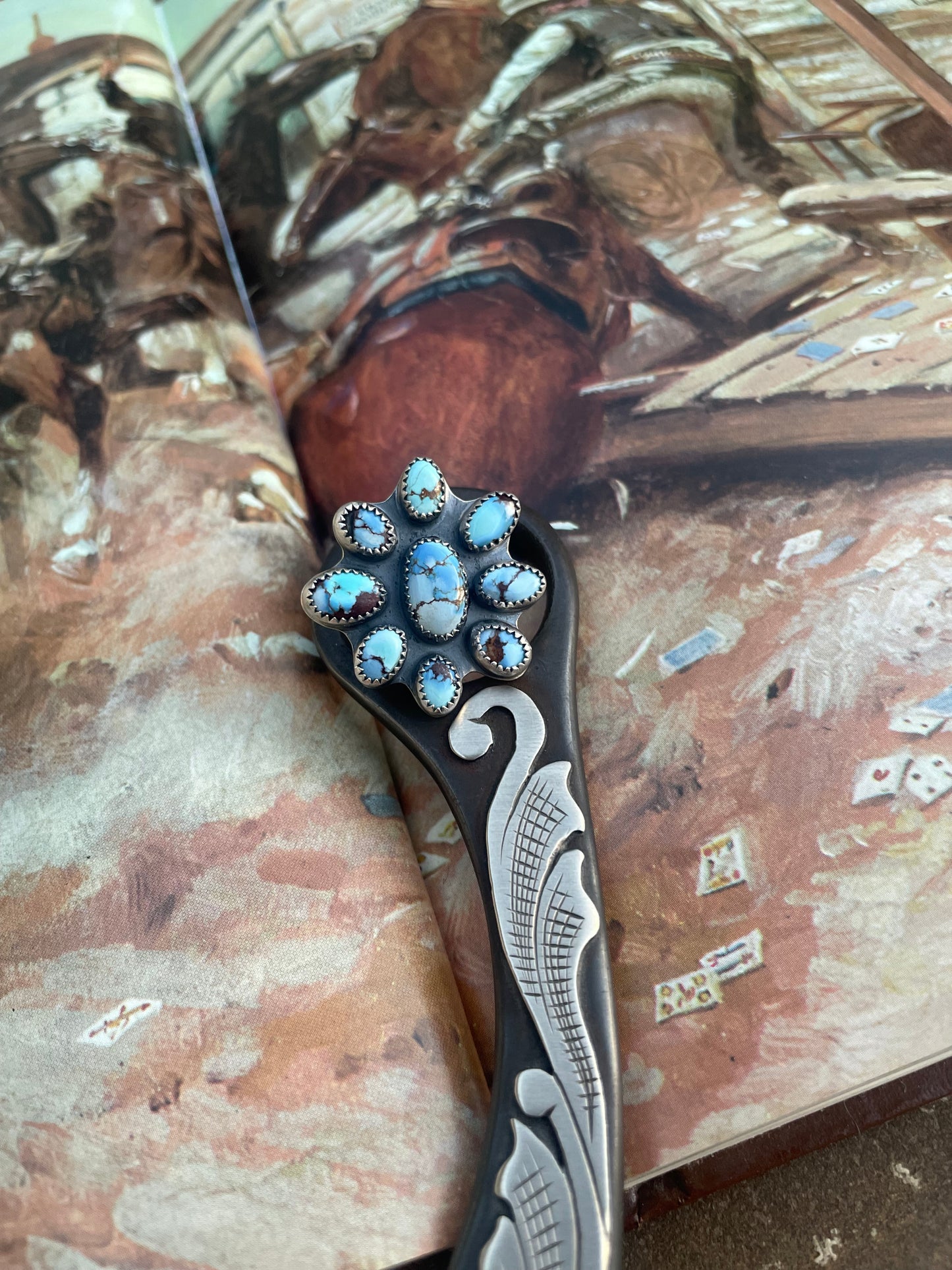 Golden Hill Cluster Ring