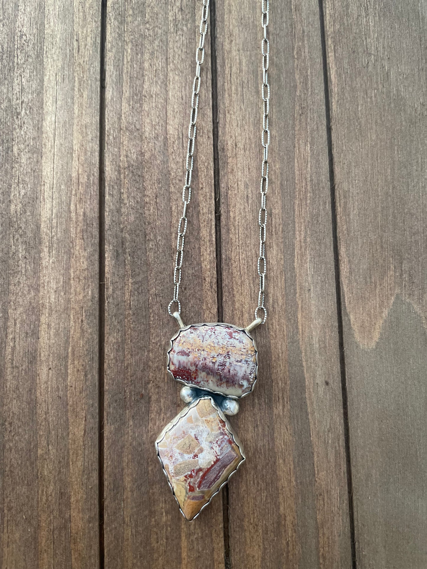 Red buffalo necklace