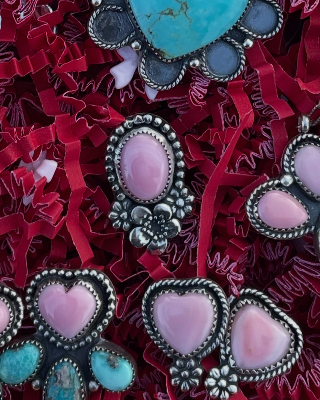 Pink Conch Flower Ring