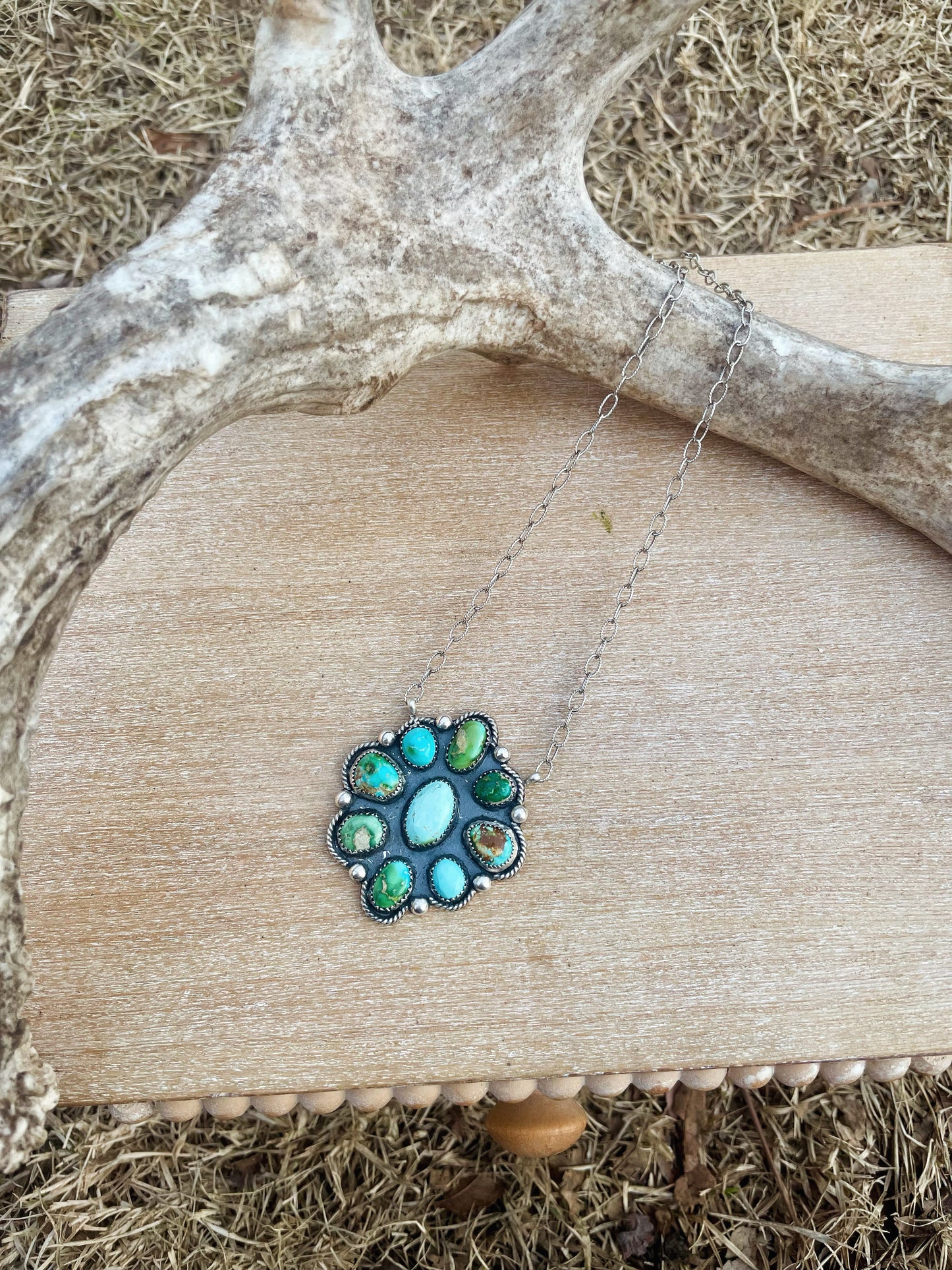 Sonoran Mountain Cluster Necklace