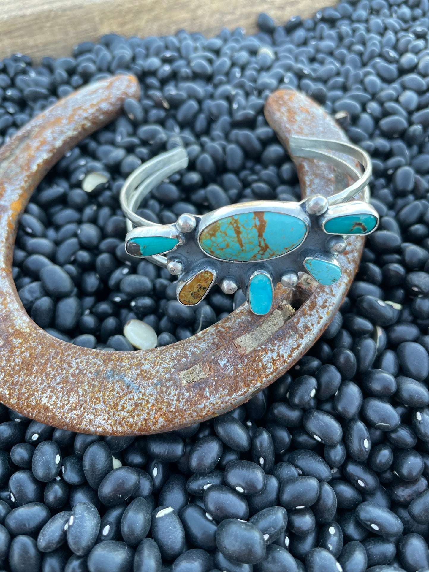 Mixed Turquoise Cuff