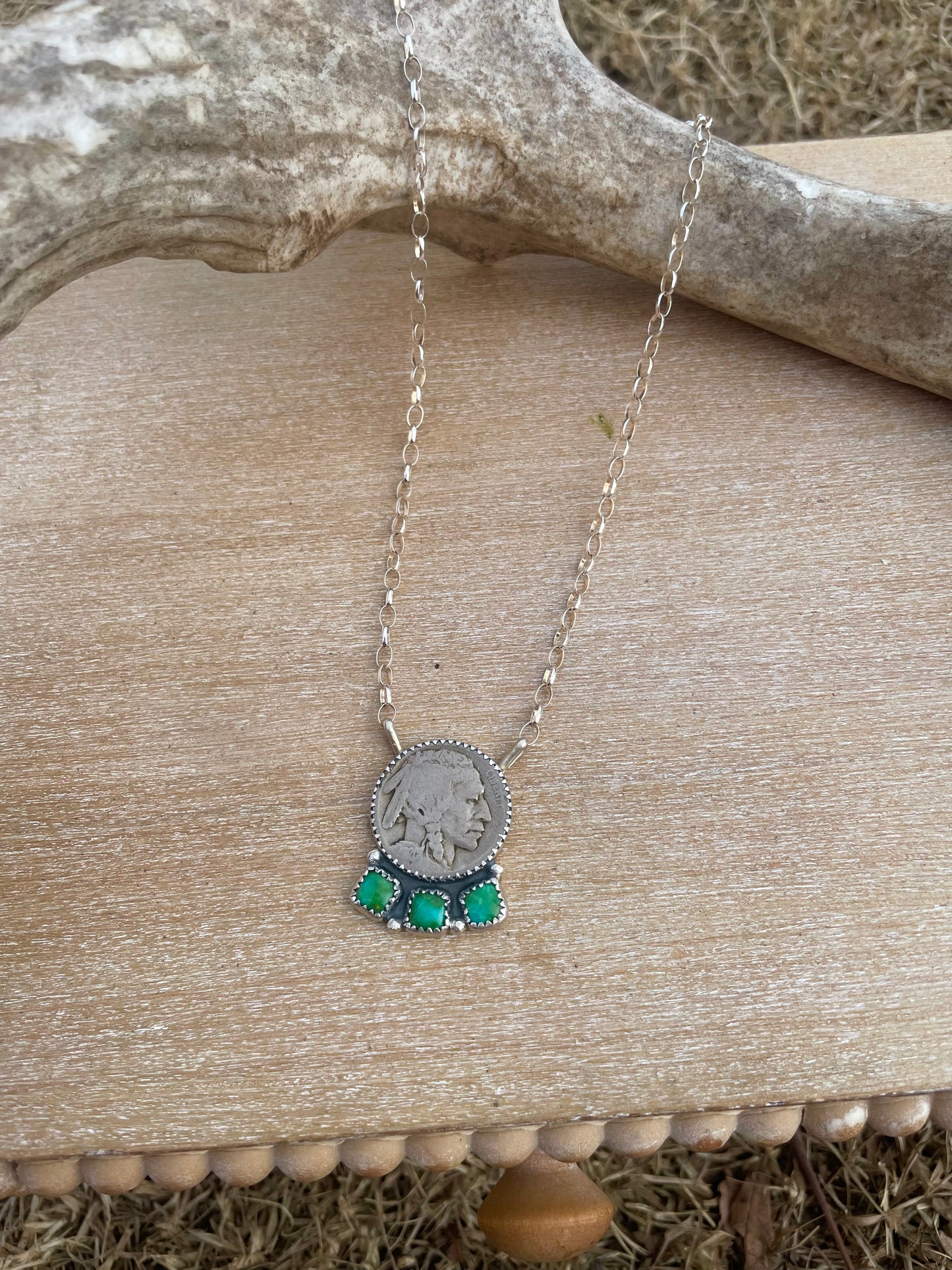 Sonoran Mountain Indian Coin Necklace