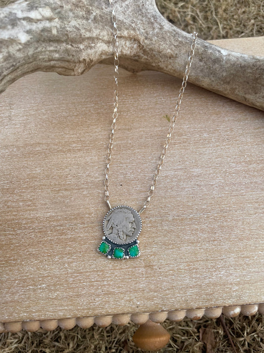 Sonoran Mountain Indian Coin Necklace