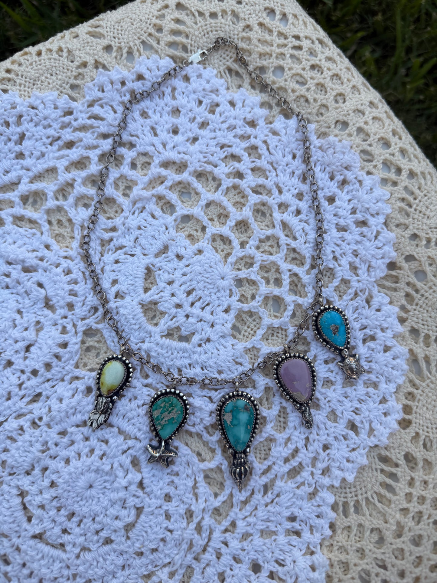Under The Sea Charm Necklace