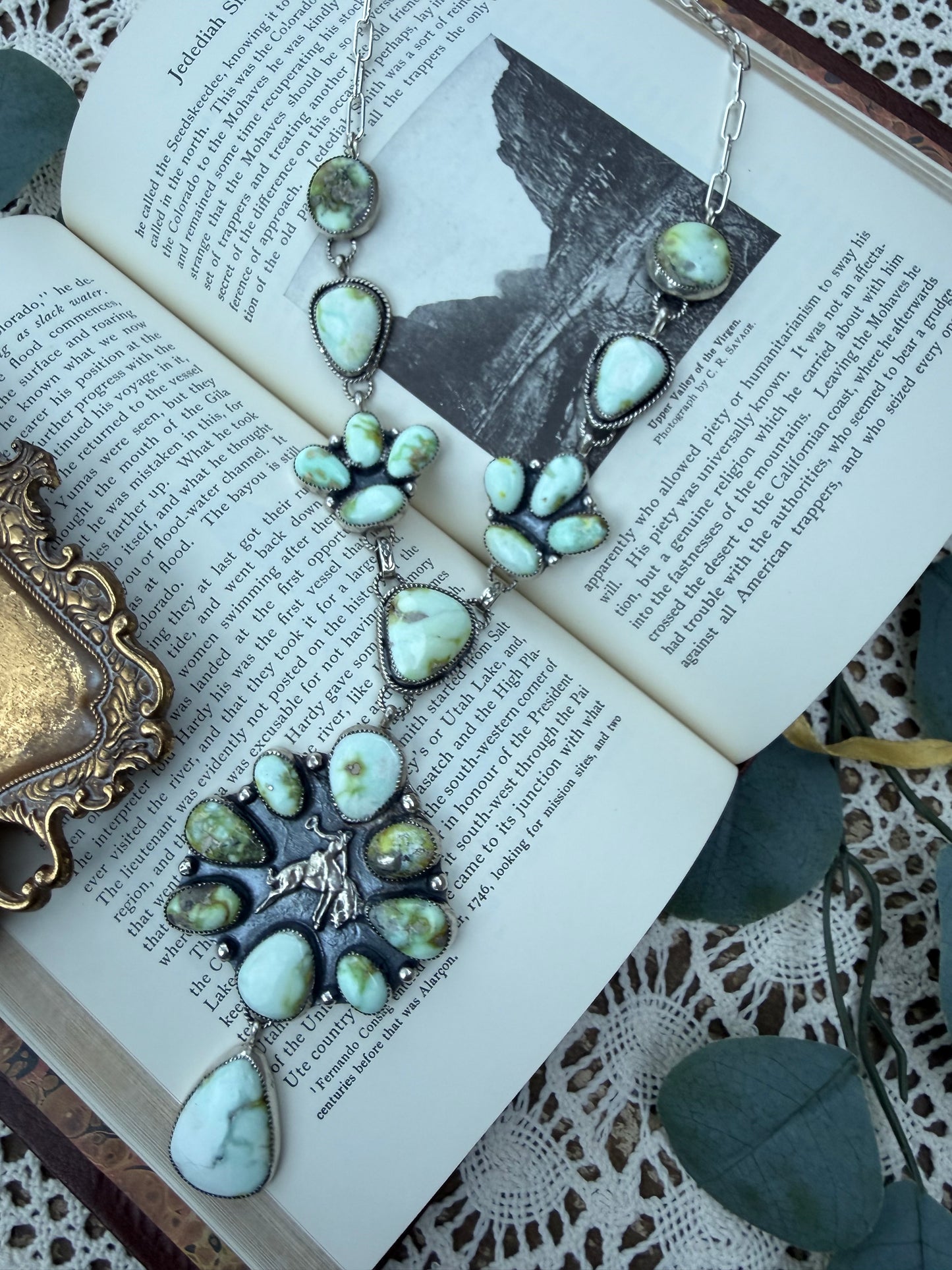 Wild West Bronc Statement Necklace