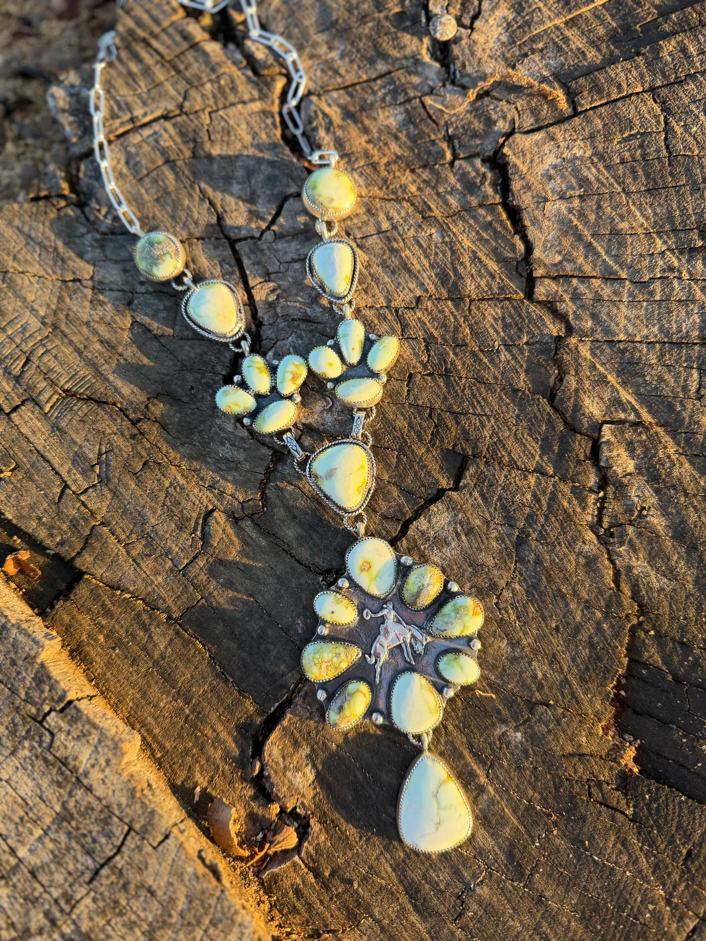 Wild West Bronc Statement Necklace