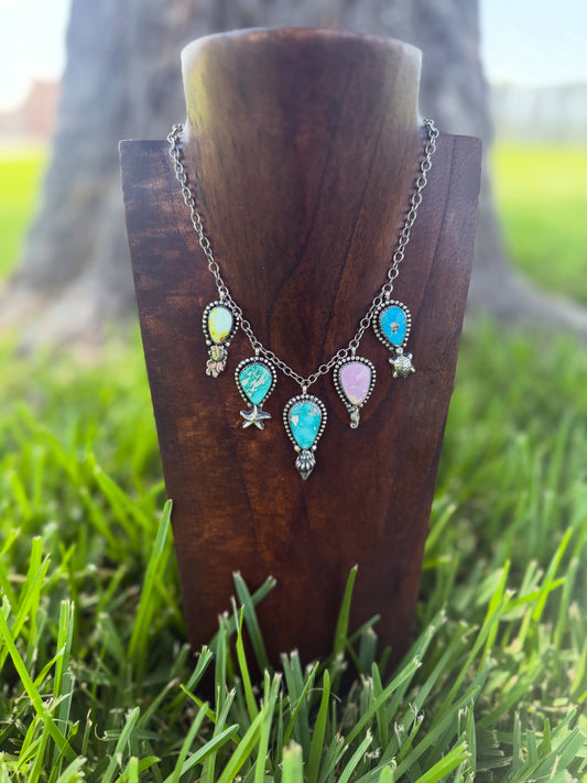 Under The Sea Charm Necklace