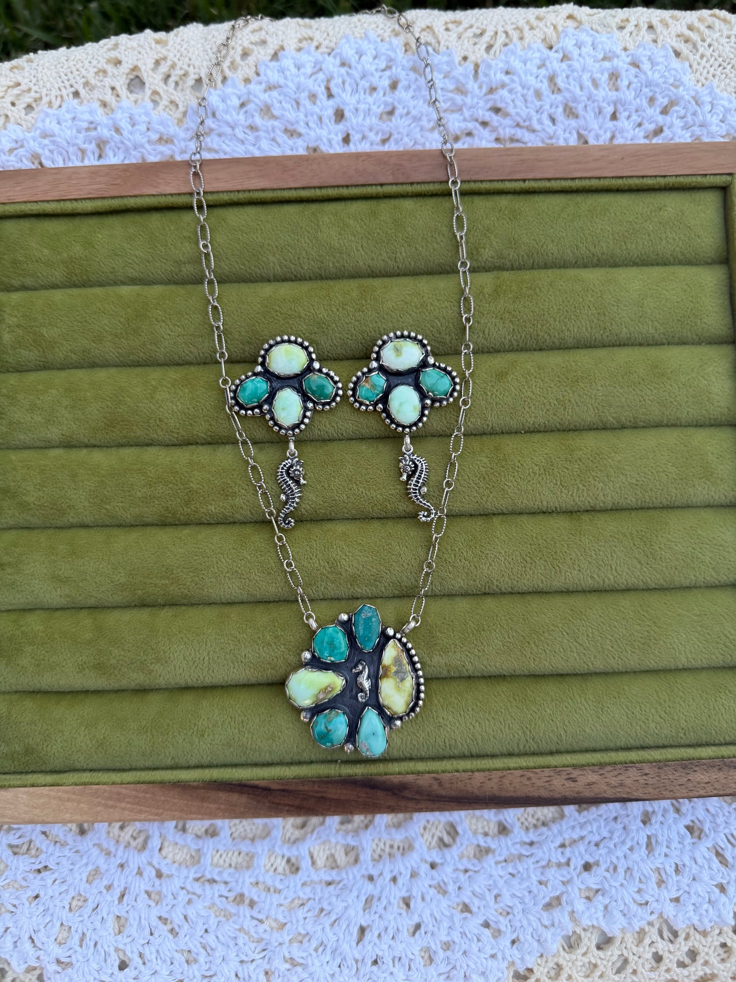 Seahorse Turquoise Necklace