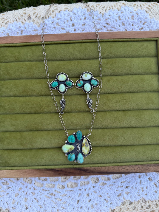 Seahorse Turquoise Necklace