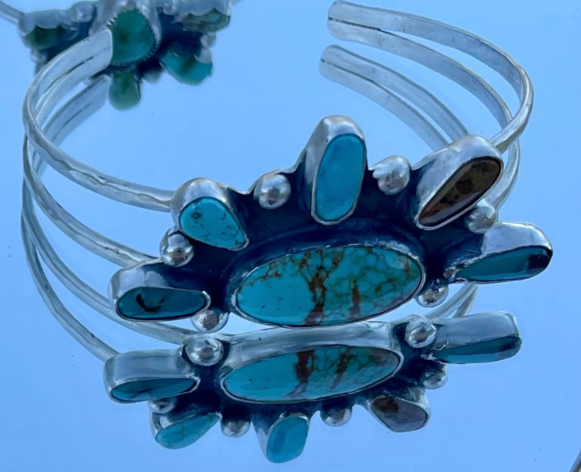 Mixed Turquoise Cuff