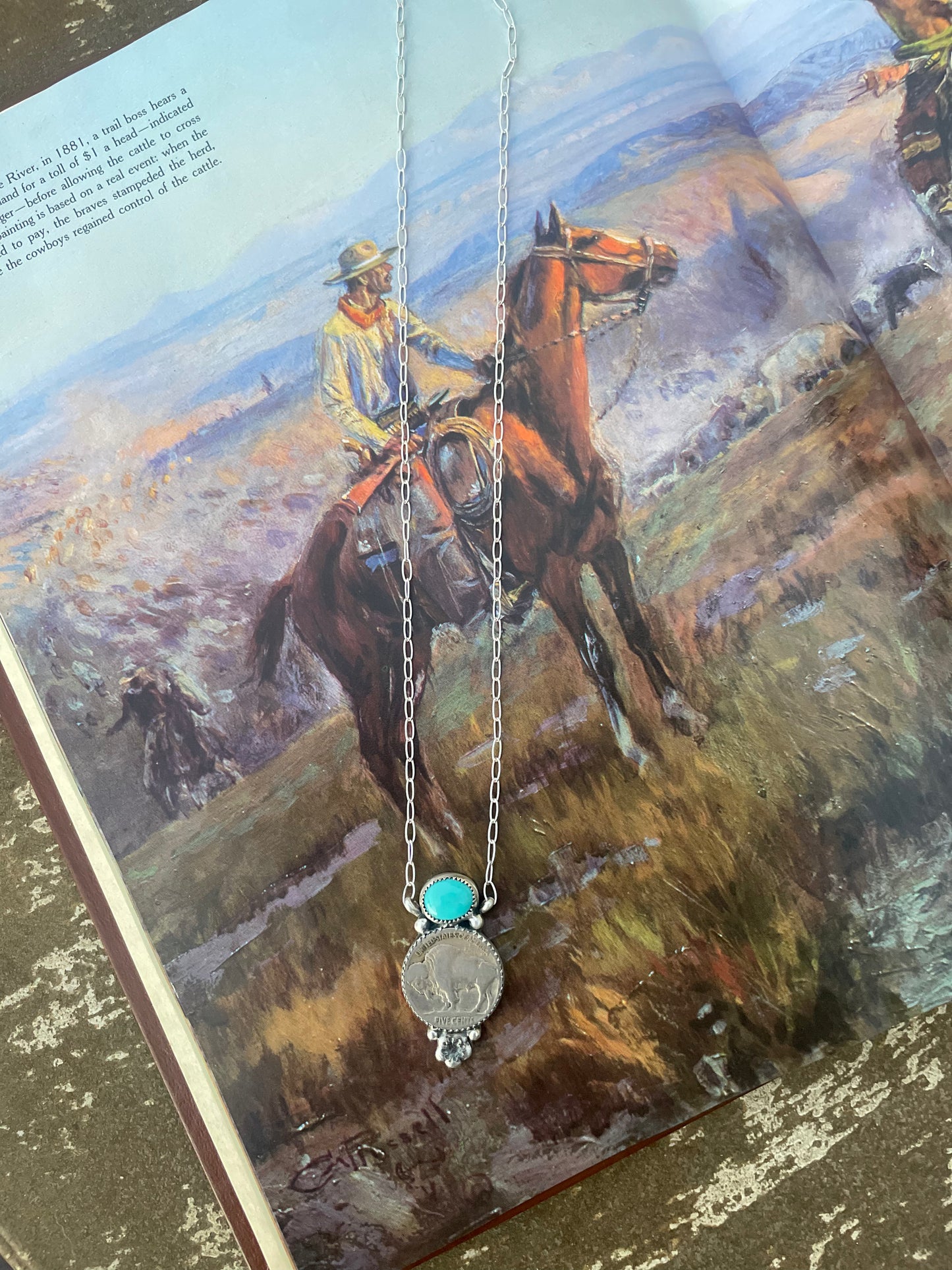 Buffalo Coin Necklace